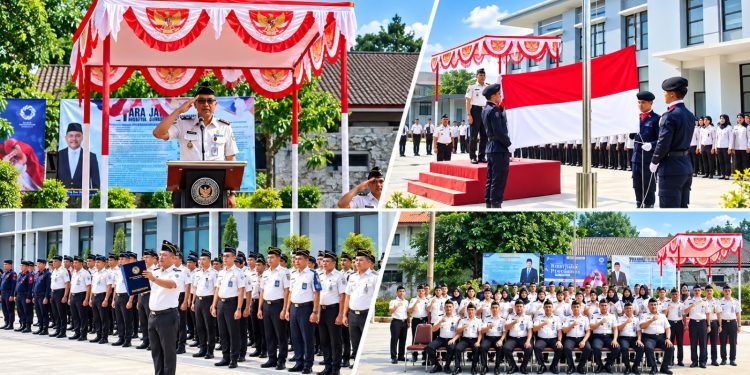 Pimpin Upacara Sumpah Pemuda ke-98, Karutan Surabaya Tekankan Integritas dan Pelayanan Humanis