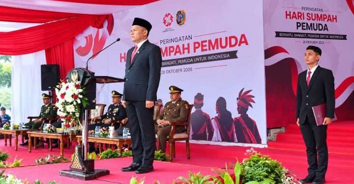Pimpin Upacara Sumpah Pemuda ke-98, Plt Bupati Tulungagung Ajak Generasi Muda Berdaya Saing