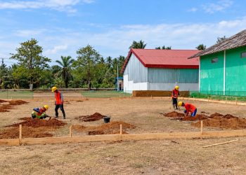 Pembangunan Bioflok Lele di Desa Sukatani Lebak Mulai Berjalan, Kades Harapkan Manfaat Ekonomi